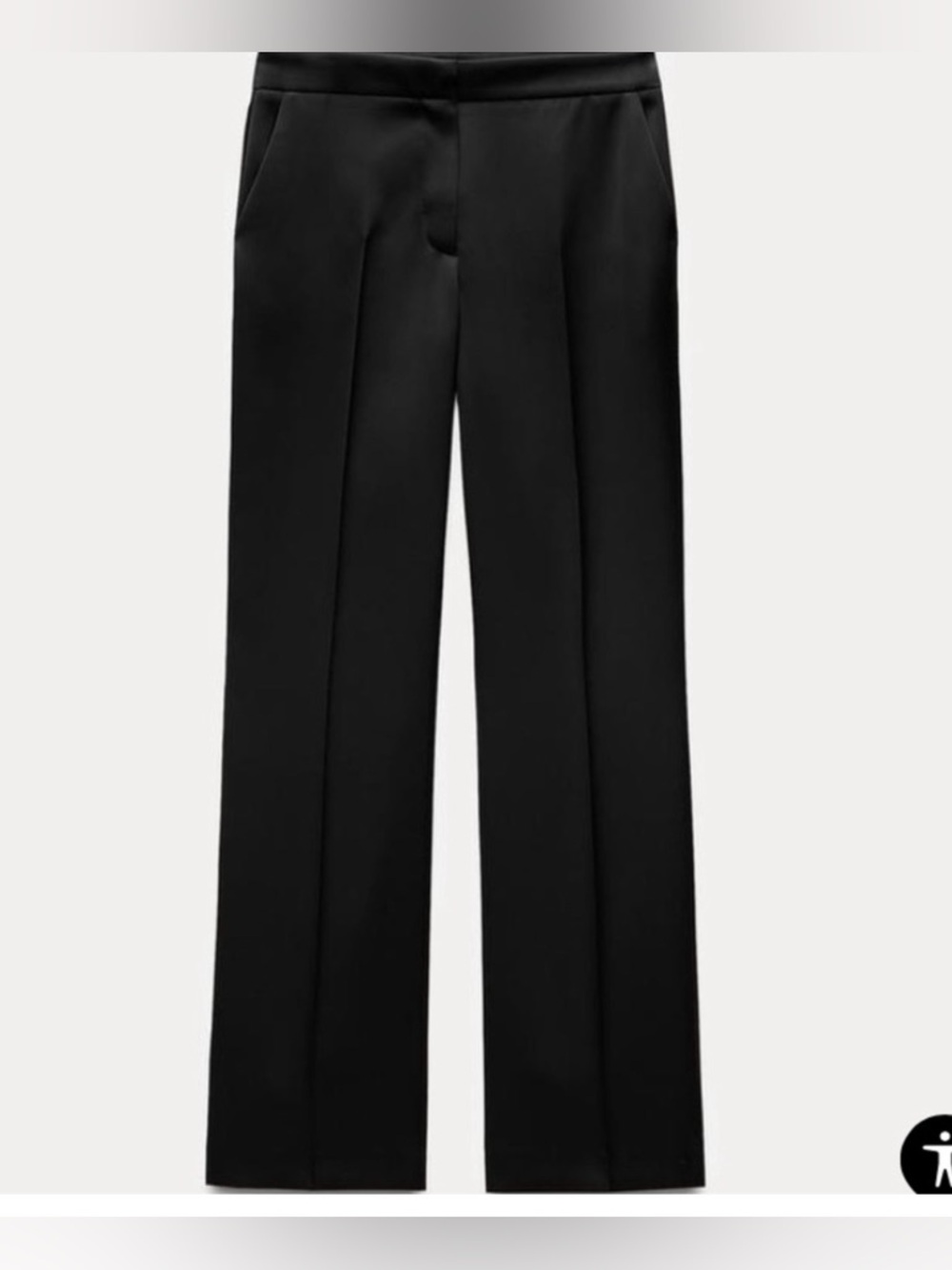 Satin Pants for Women — Black